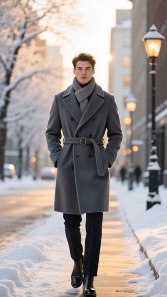 Classic Wool Coat Look