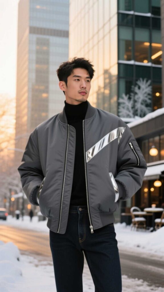 Bomber Jacket Look