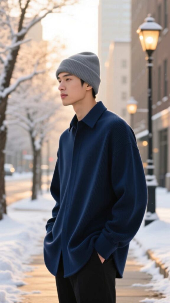 Beanie and Overshirt Combo