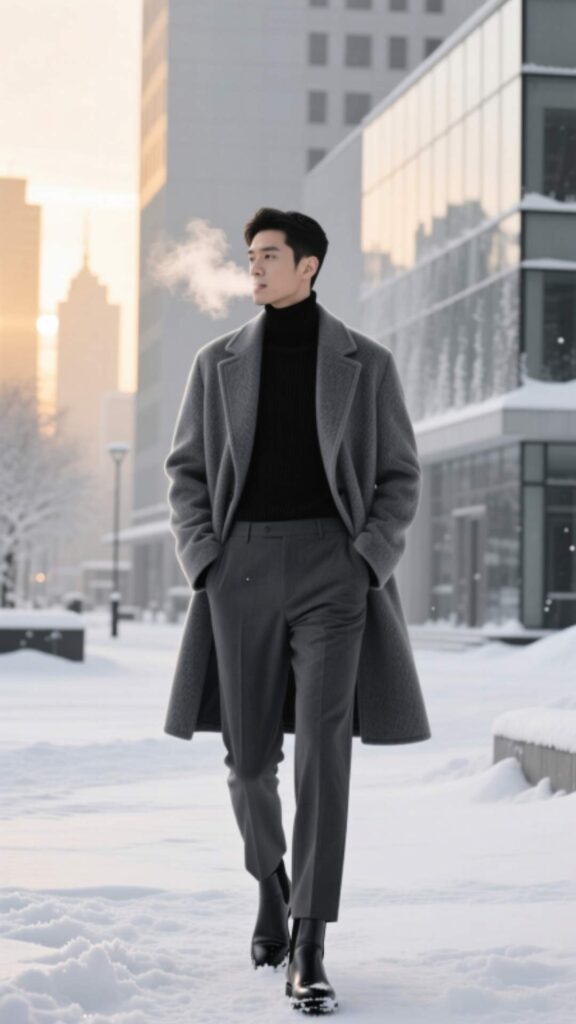 Monochrome Winter Look