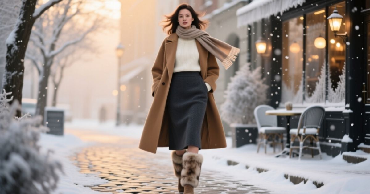 Winter Skirt Outfits