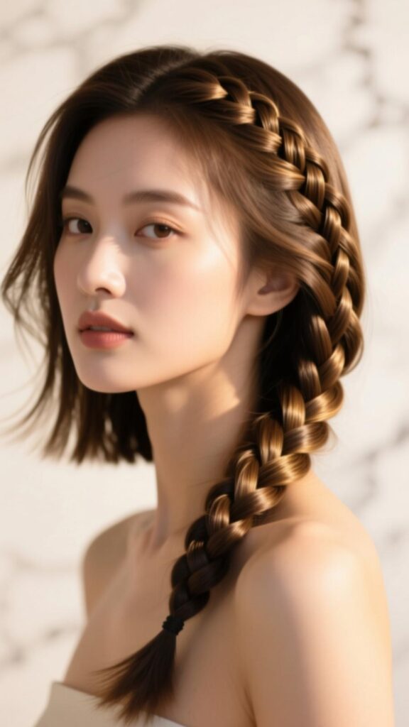 French Braided Bun