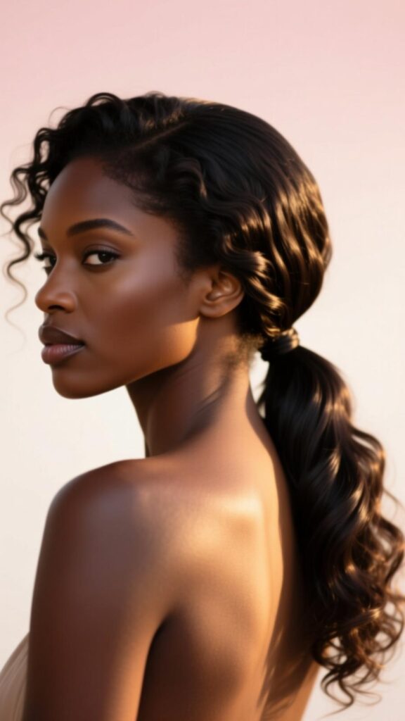 Wrap-Around Ponytail