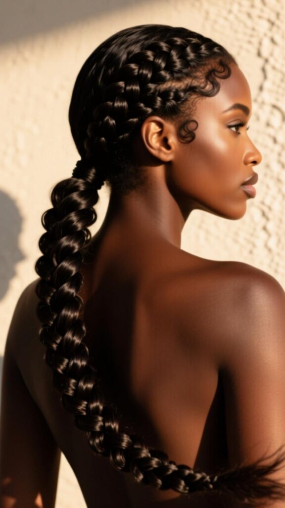 Ponytail with Curls at the End