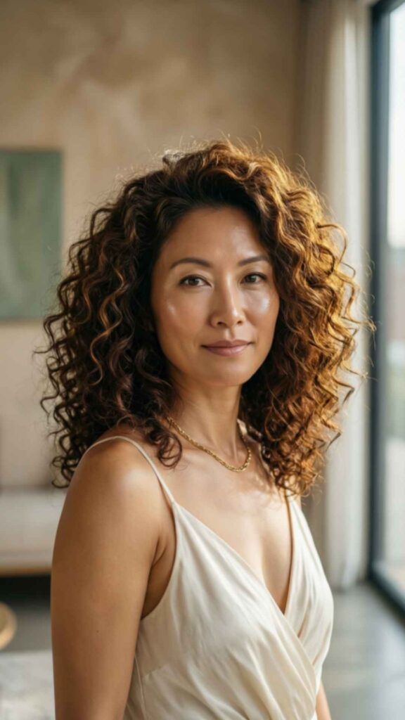 Curly Wash and Go Style