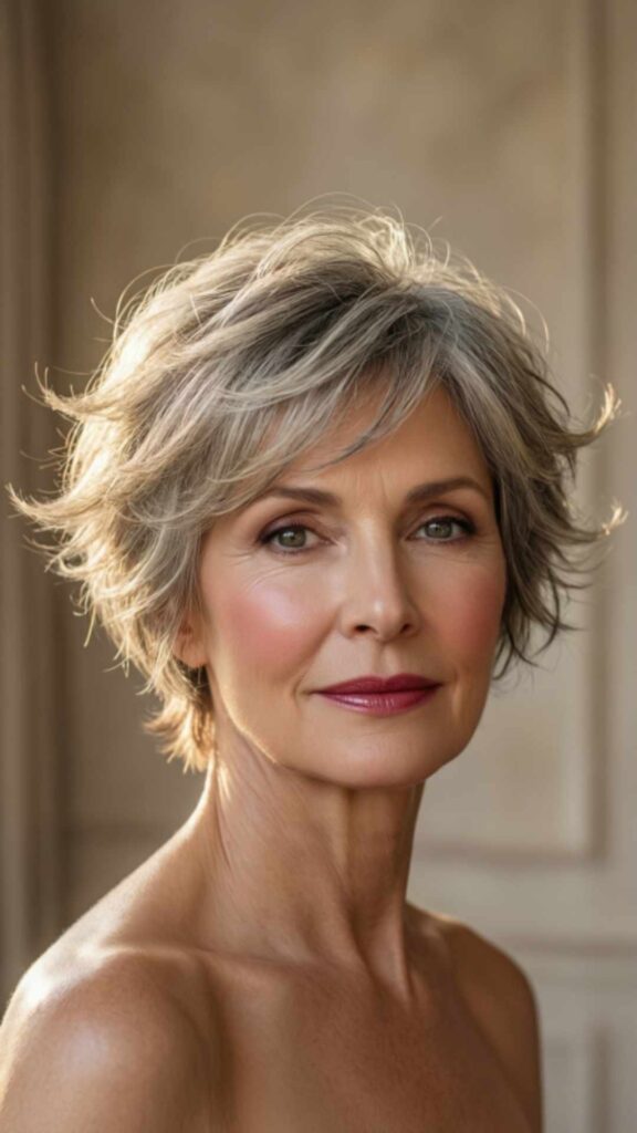 Layered Pixie For Thin Hair