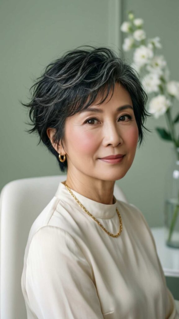 Short Pixie For Round Face