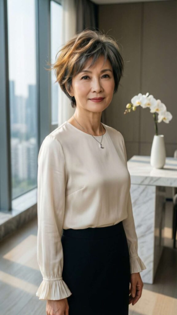 Short Pixie With Clean Edges