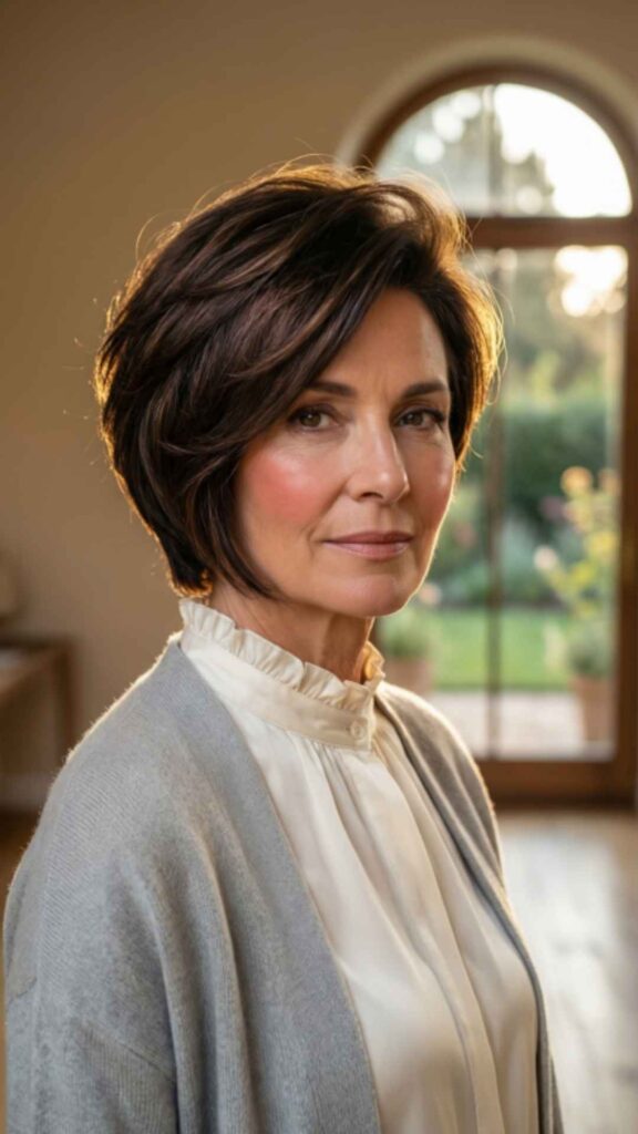 Pixie Cut With Side Balance