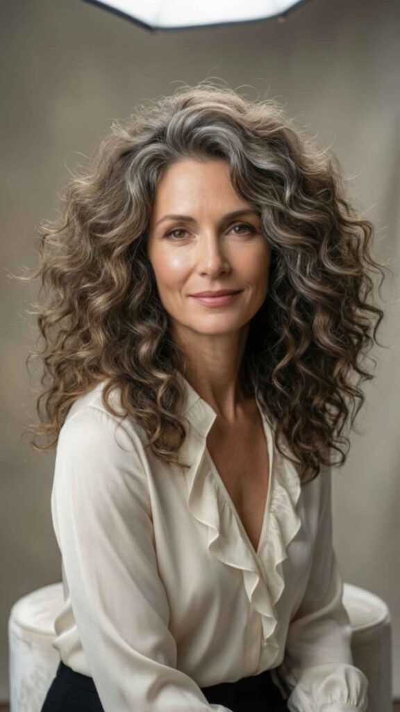Soft Curls On Medium Length Hair