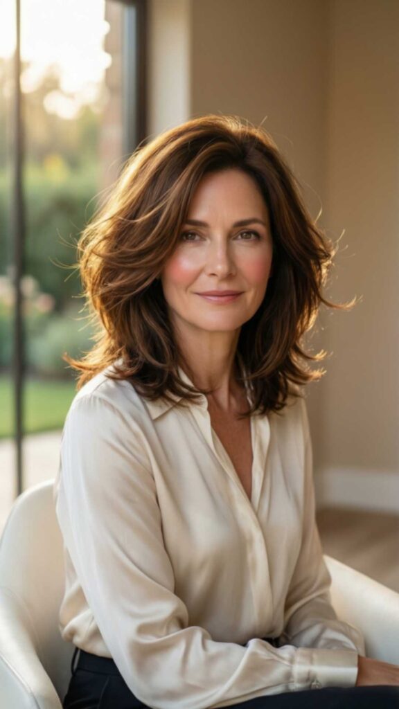 Blunt Shoulder Length Cut With Subtle Layers