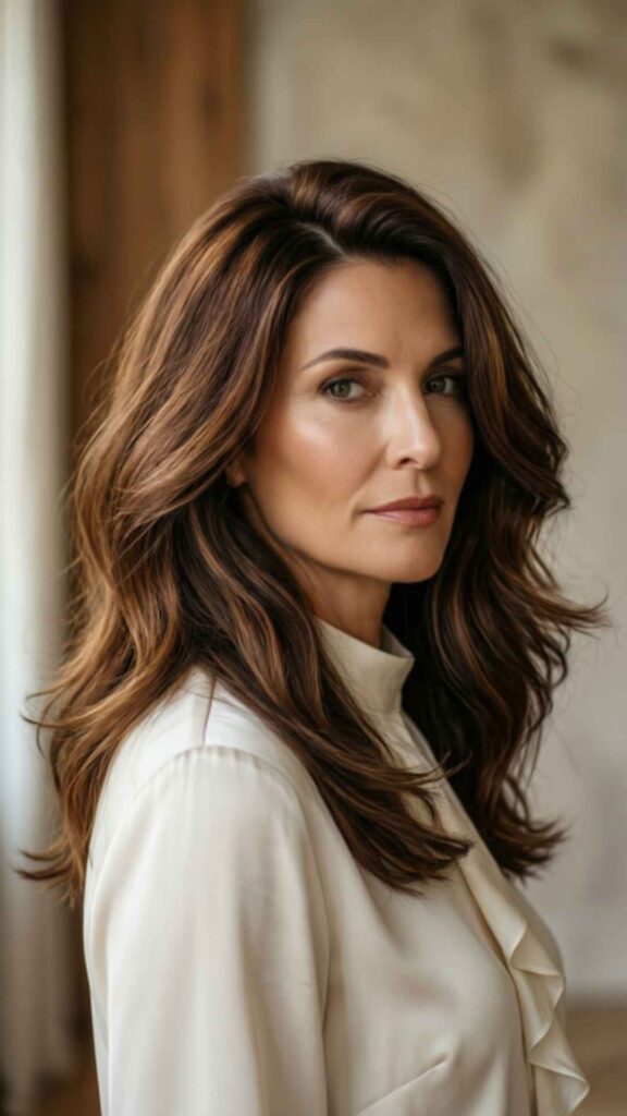 Medium Length Cut With Deep Side Part