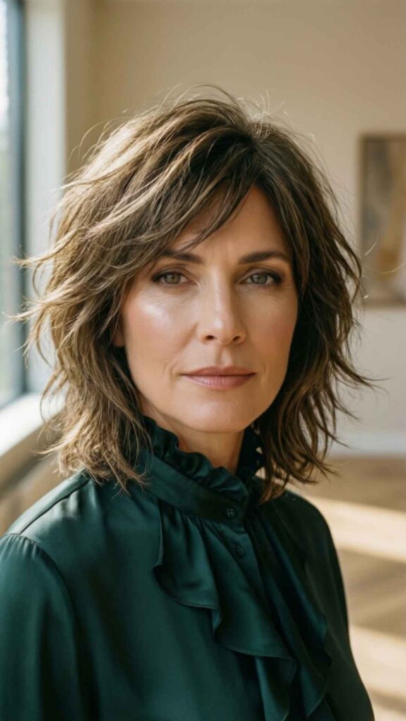 Short Crop With Textured Finish