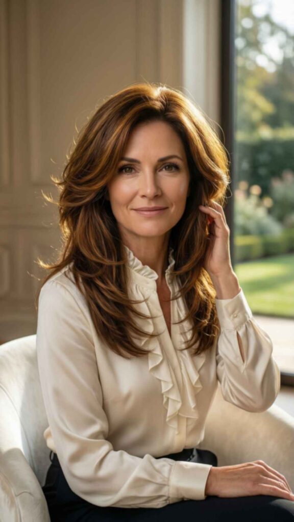 Layered Shoulder-Length Cut