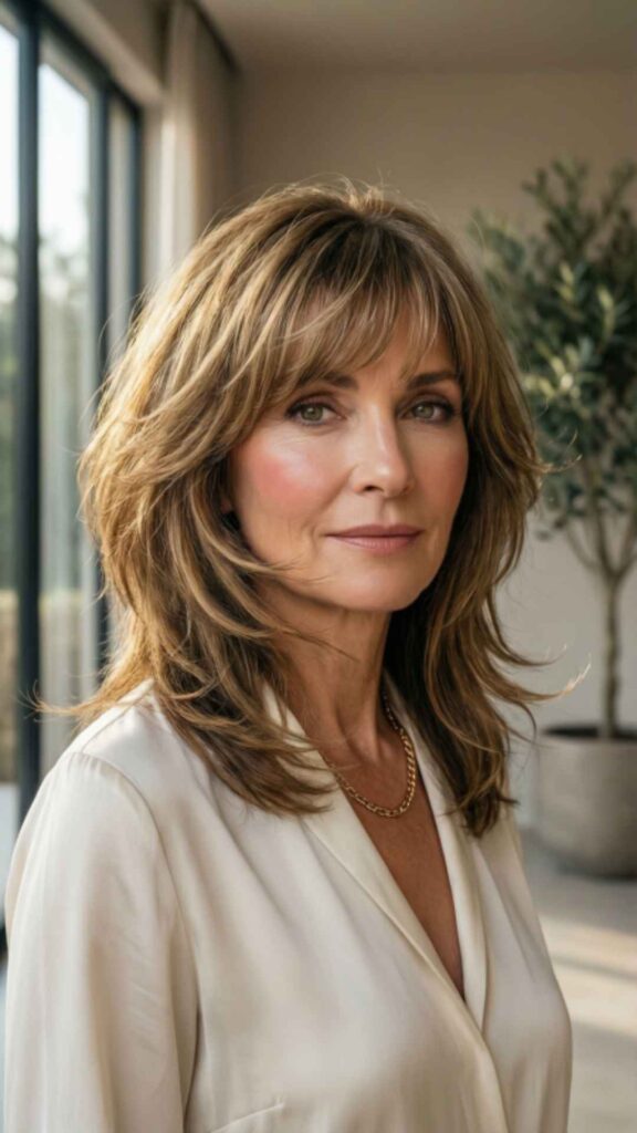 Layered Shag With Bangs