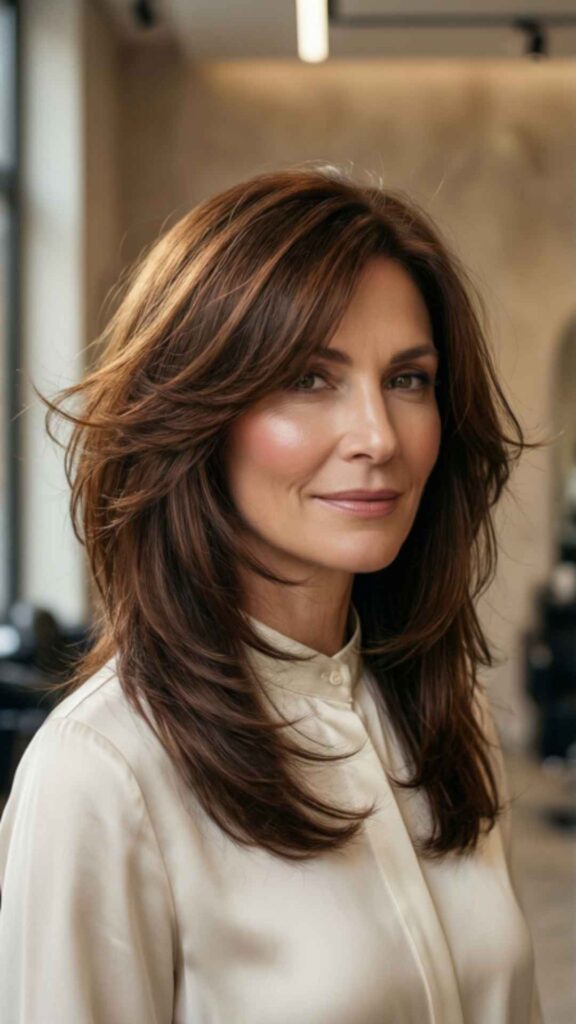 Layered Shoulder-Length Cut