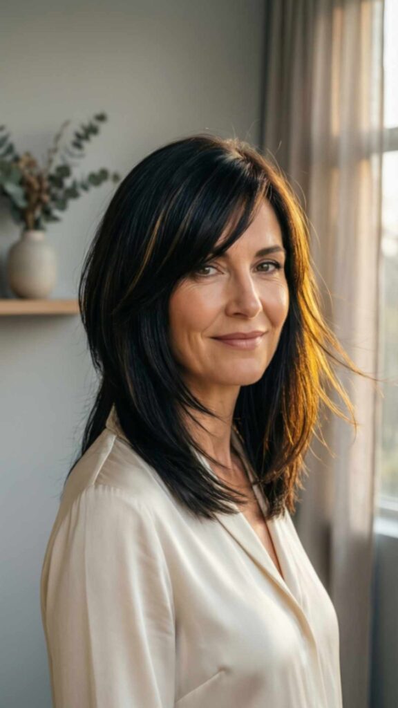 Shoulder-Length Bob With Highlights