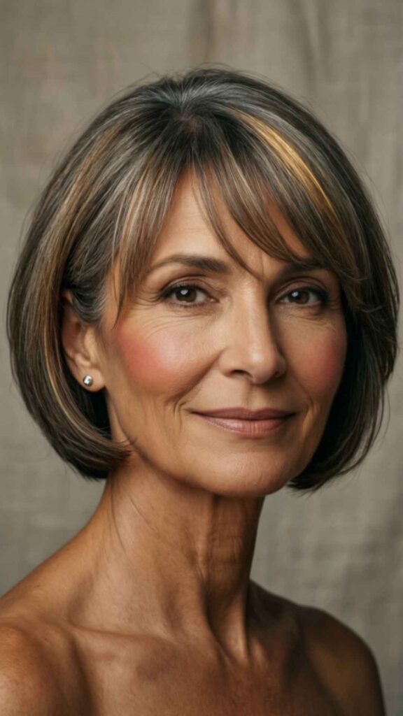 Short Classic Bob With Soft Bangs