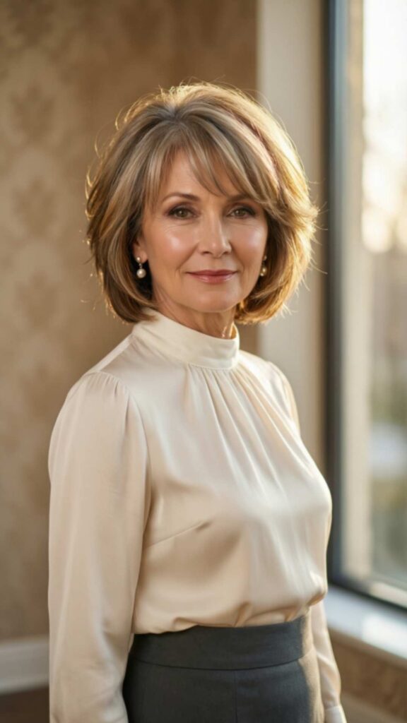 Short Shag With Light Bangs