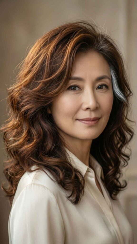 Soft Curls with Shoulder-Length Cut