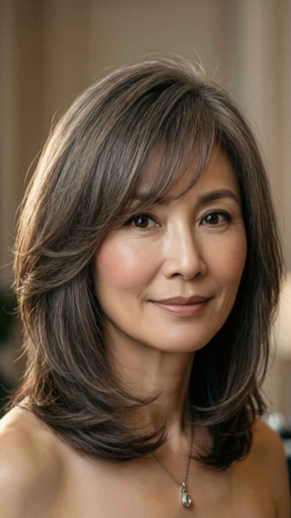 Angled Bob with Side Bangs