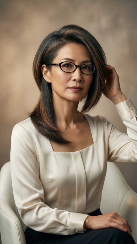 Asymmetrical Bob for a Modern Look