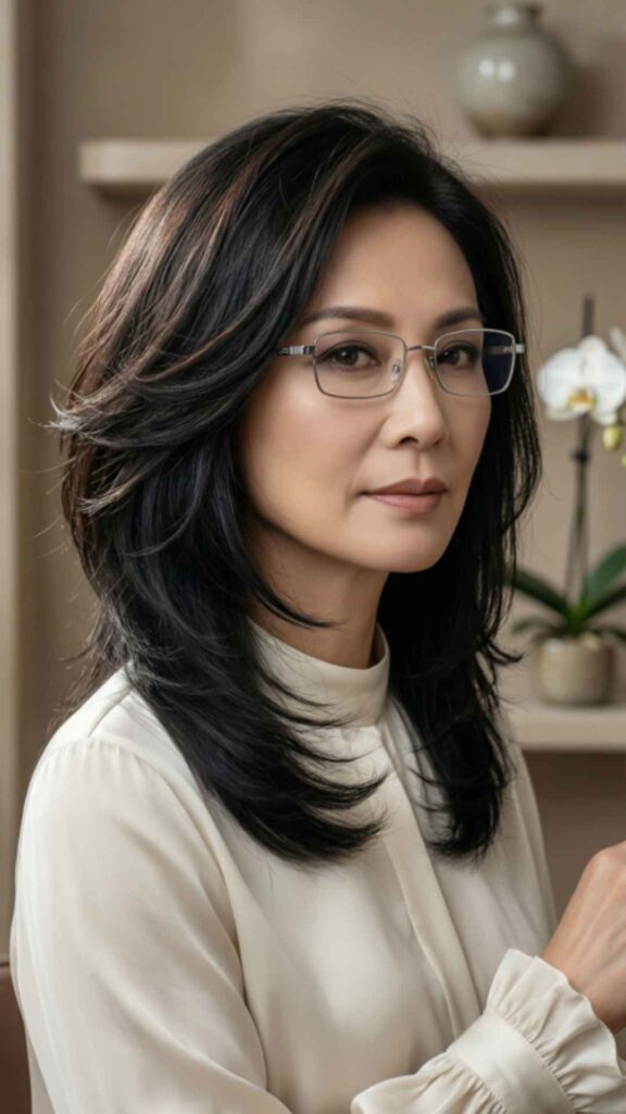 Chic Layered Lob (Long Bob)