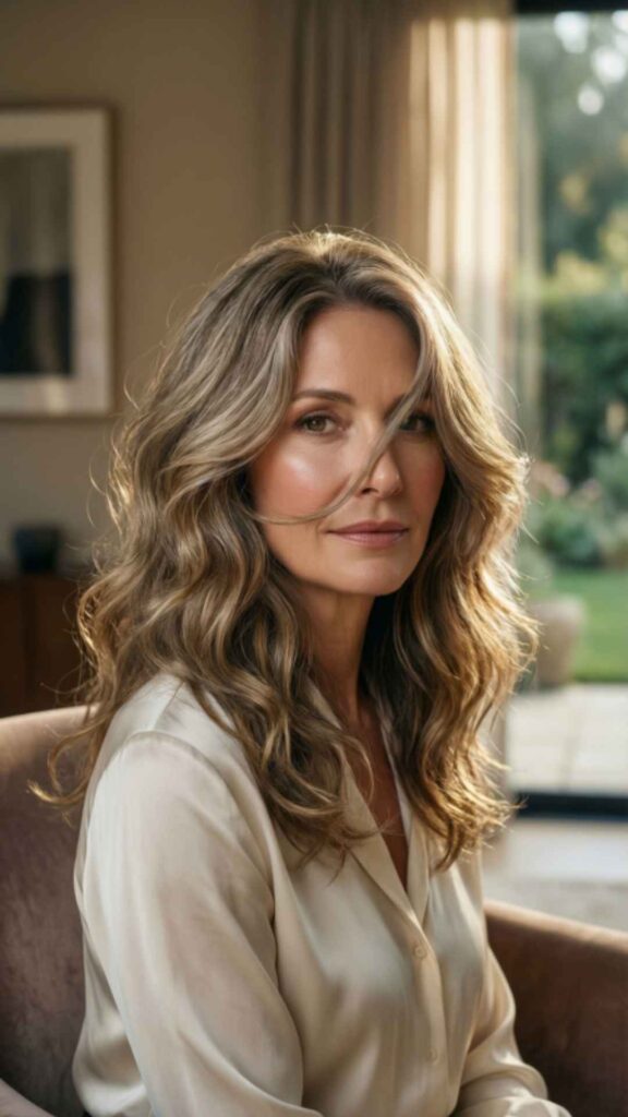 Textured Shoulder-Length Waves