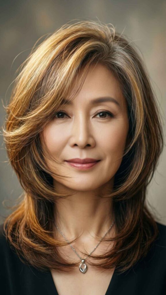 Layered Bob with Highlights