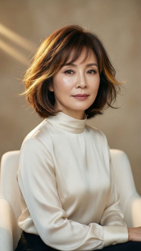 Wispy Bangs with Short Hair