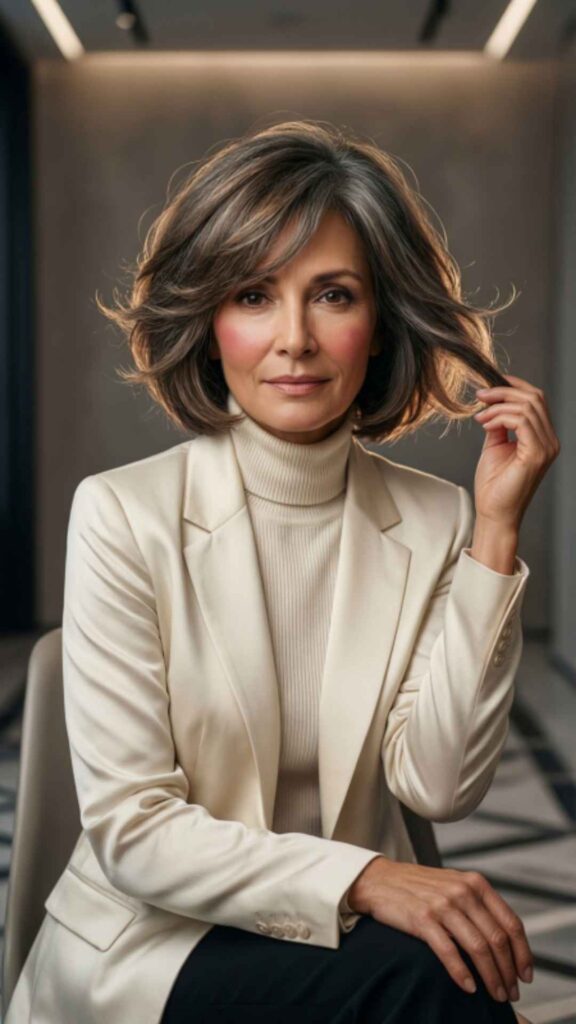 Textured Layered Bob