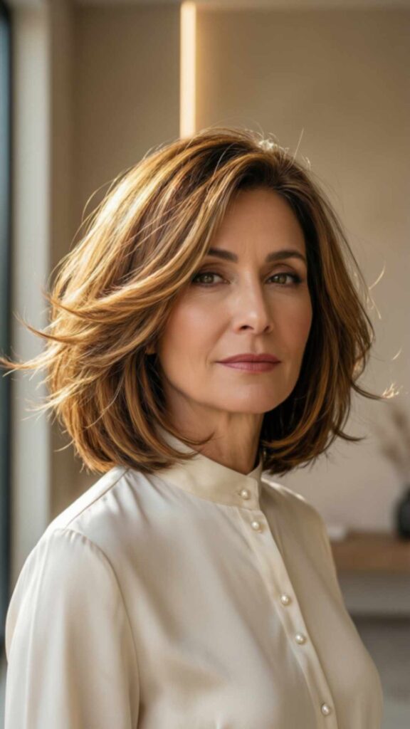 Layered Bob With Highlights