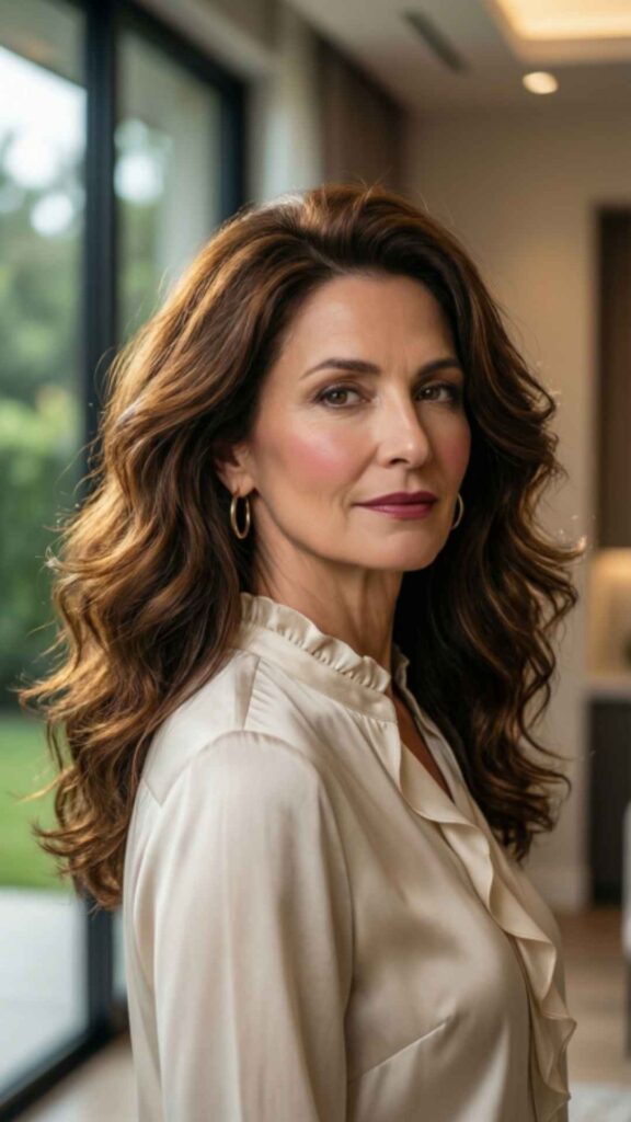 Long Layers With Side Curls