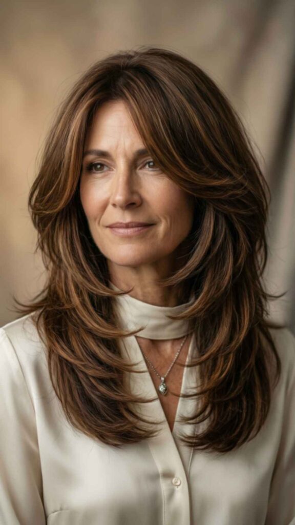 Layered Hair With Blunt Ends