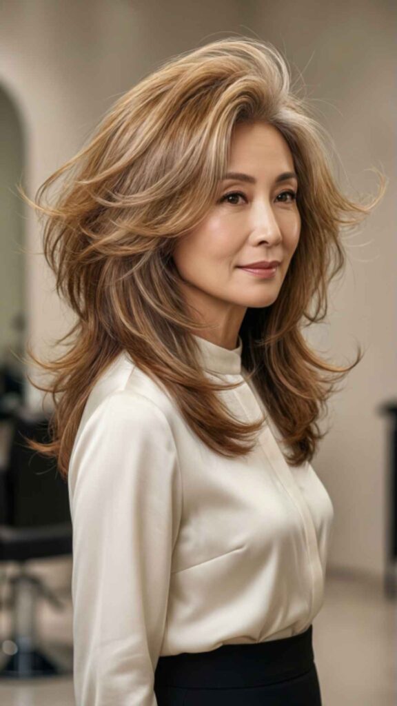 Layered Hair With Volume At Roots