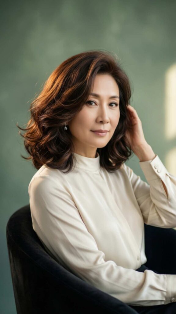 Wavy Chin-Length Cut