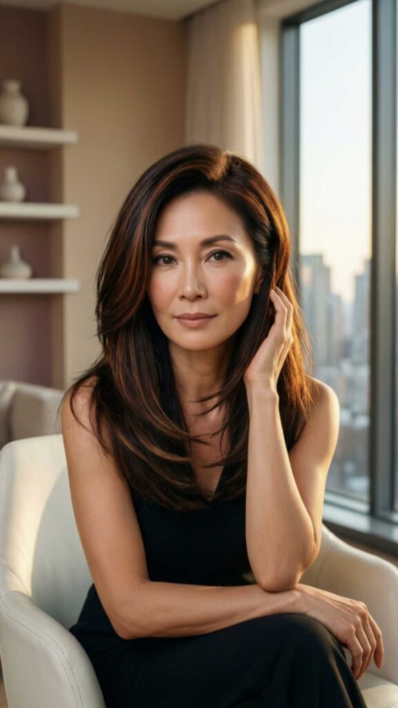 Short Layered Cut With Side Part