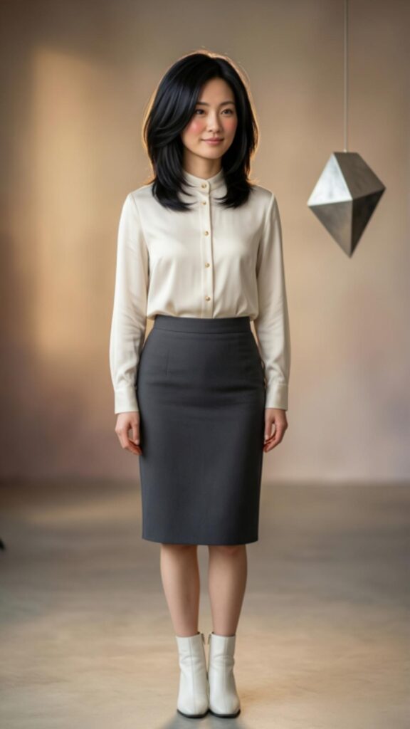 Sleek Chin-Length Bob