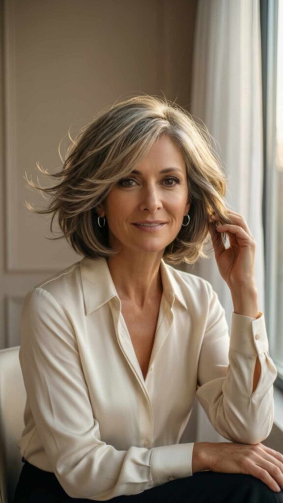 Short Layered Cut for Fine Hair