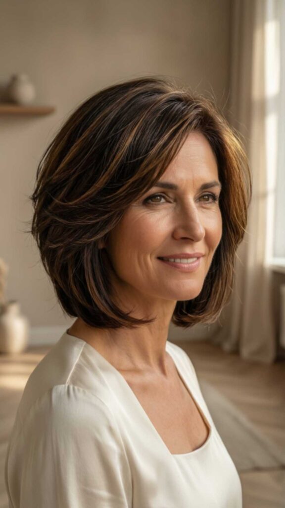 Short Layered Cut for Thick Hair