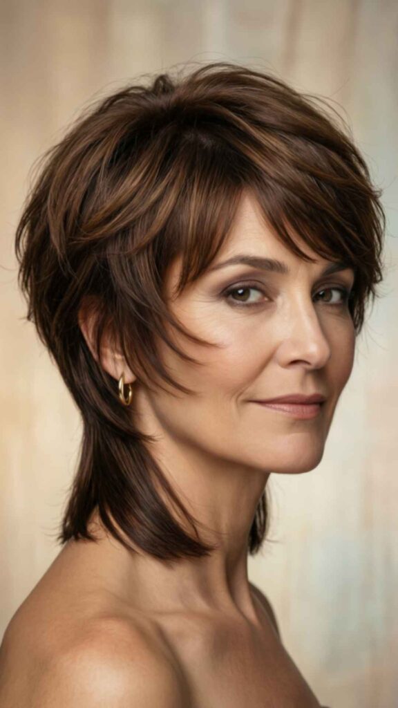 Short Layered Cut with Tapered Nape