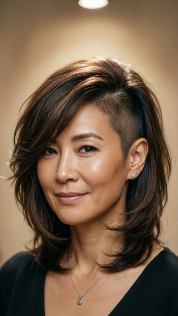 Short Layered Cut with Soft Undercut