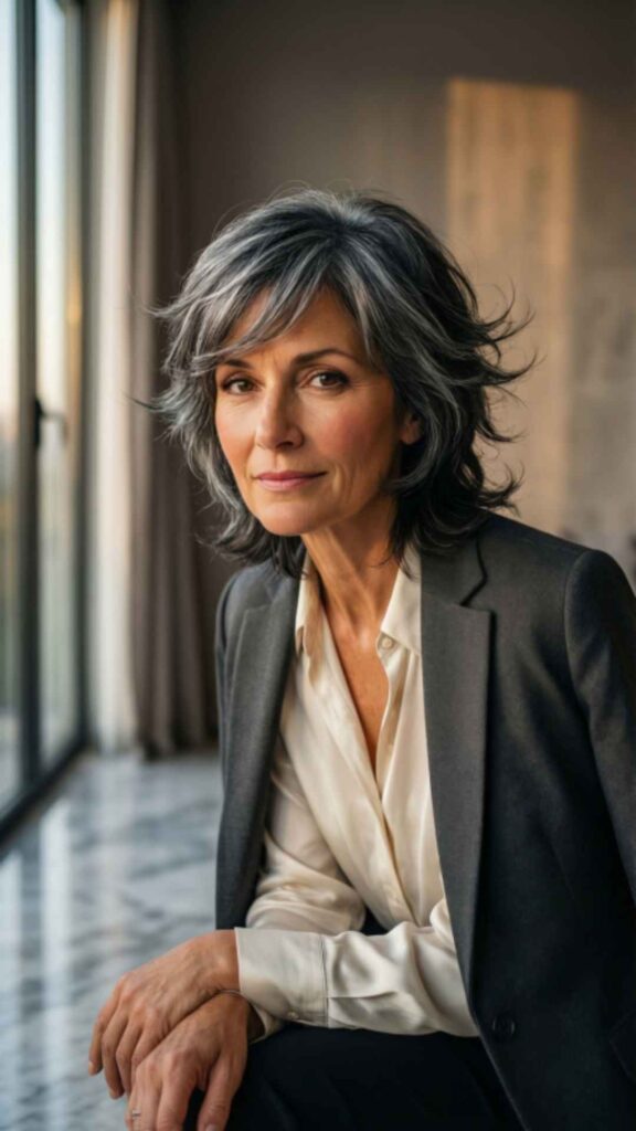 Soft Feathered Pixie Cut