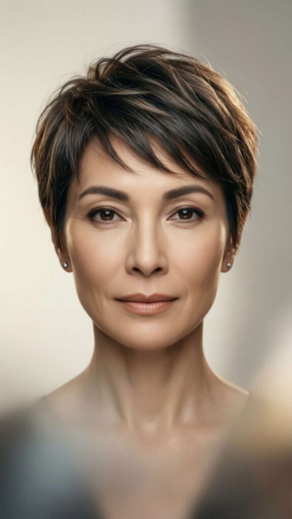 Minimalist Pixie Look