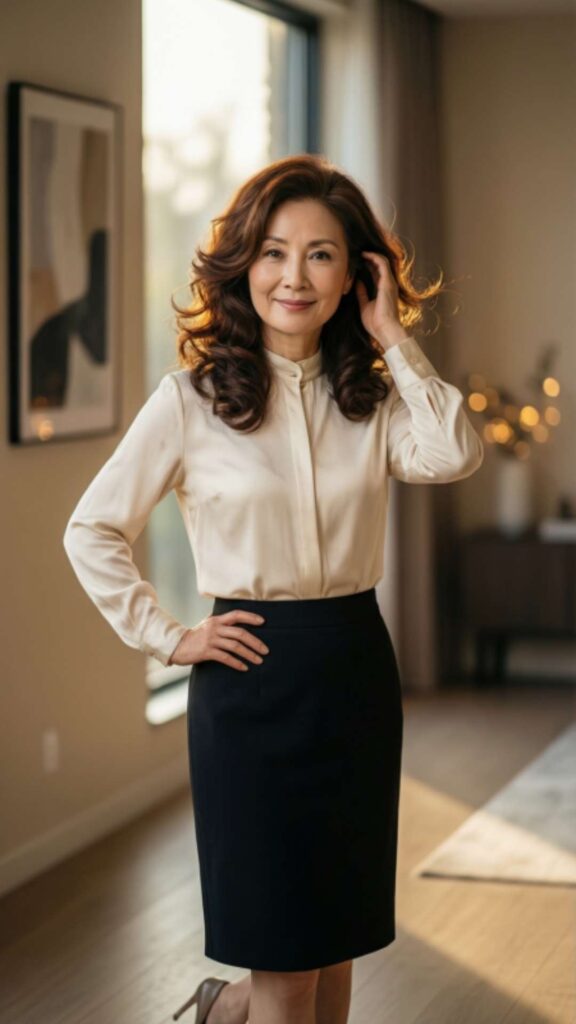 Low Maintenance Perm for Added Texture