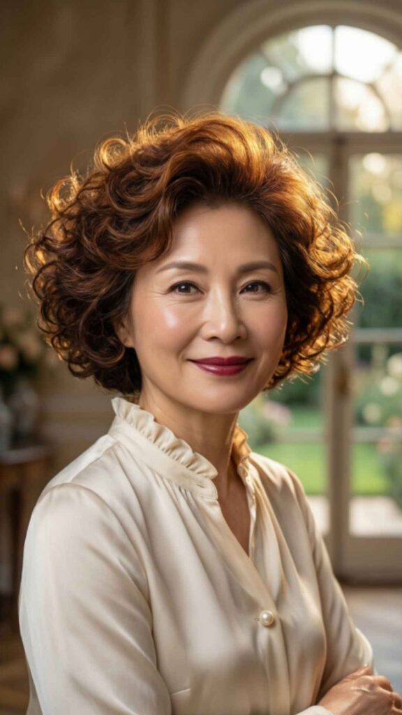 Short Curly Cut for Playful Volume