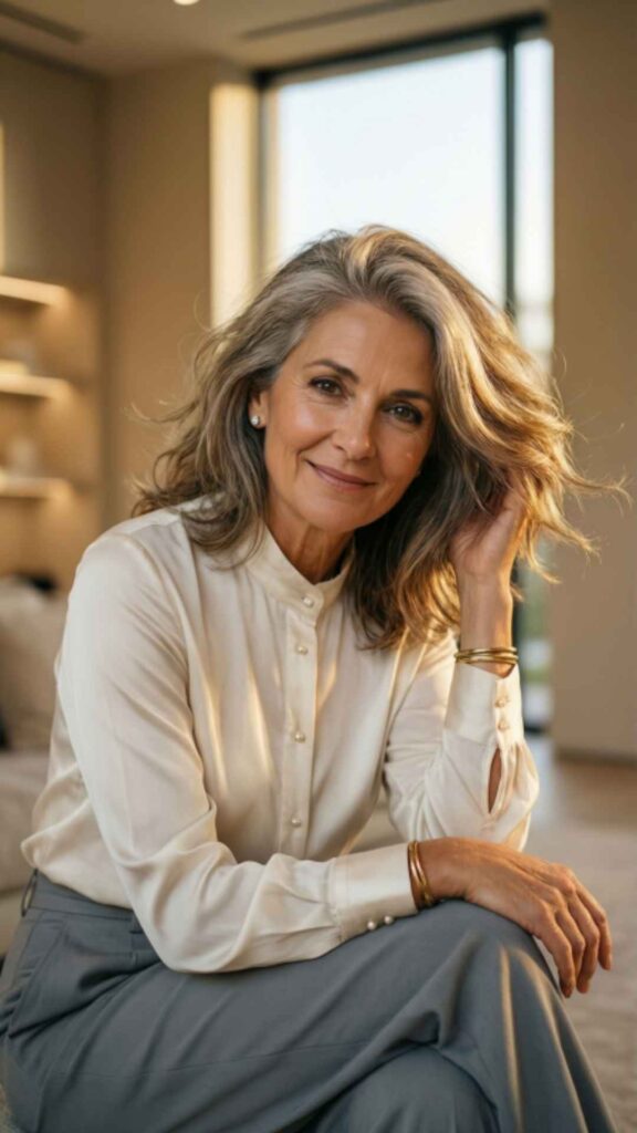 Shoulder Length Shag for Low Maintenance Glamour