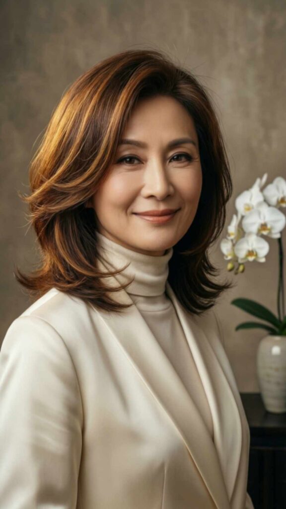 Soft Layered Bob for Effortless Volume