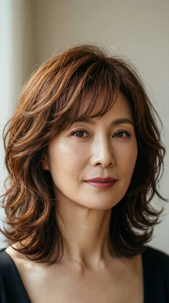 Layered Bob With Fringe