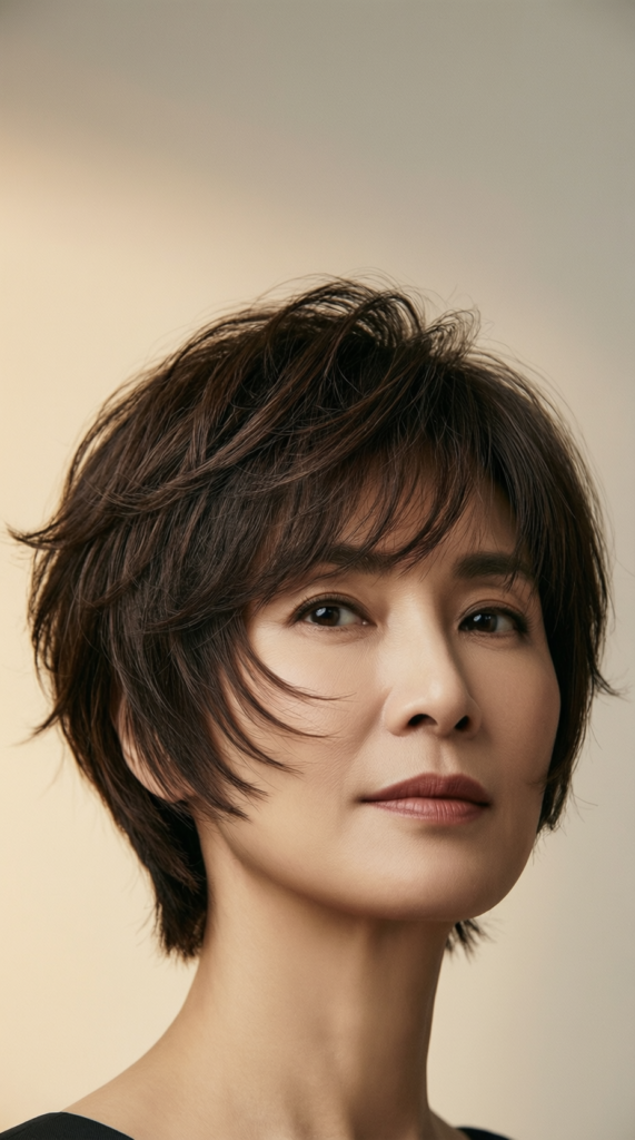 Layered Pixie With Bangs